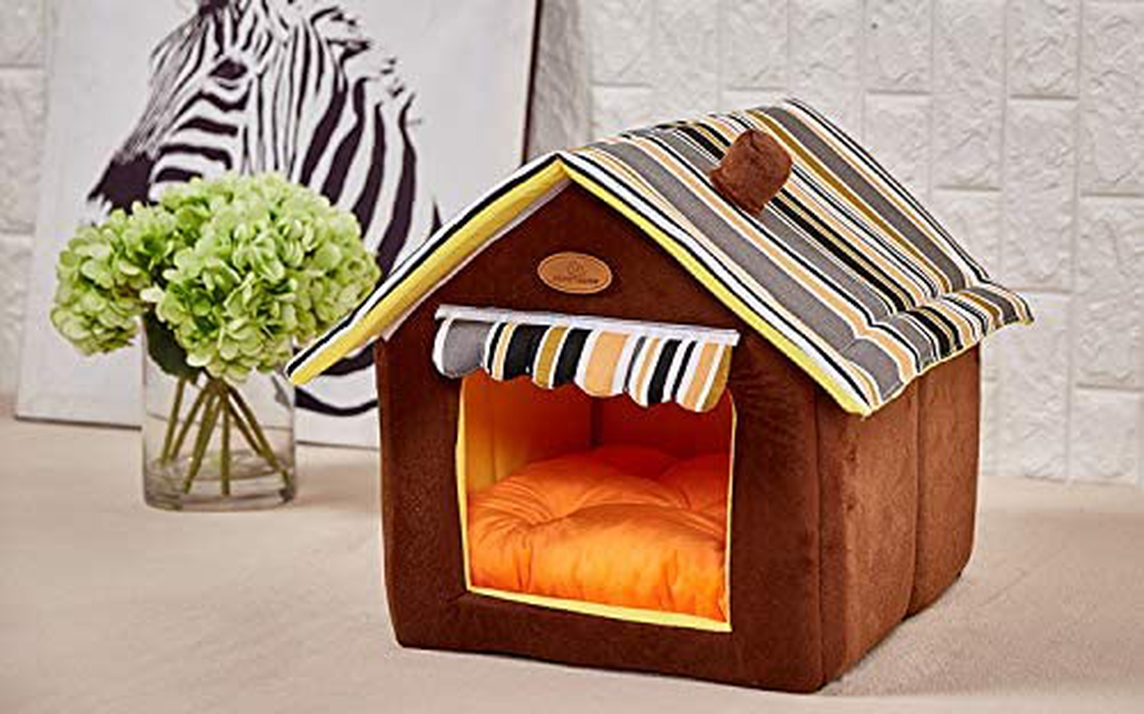 Dog House Soft Indoor Small Medium Large Dog Houses, Pets Sponge Material Portable and Great for Transportation and Short Outings Animals & Pet Supplies > Pet Supplies > Dog Supplies > Dog Houses Running Pet   