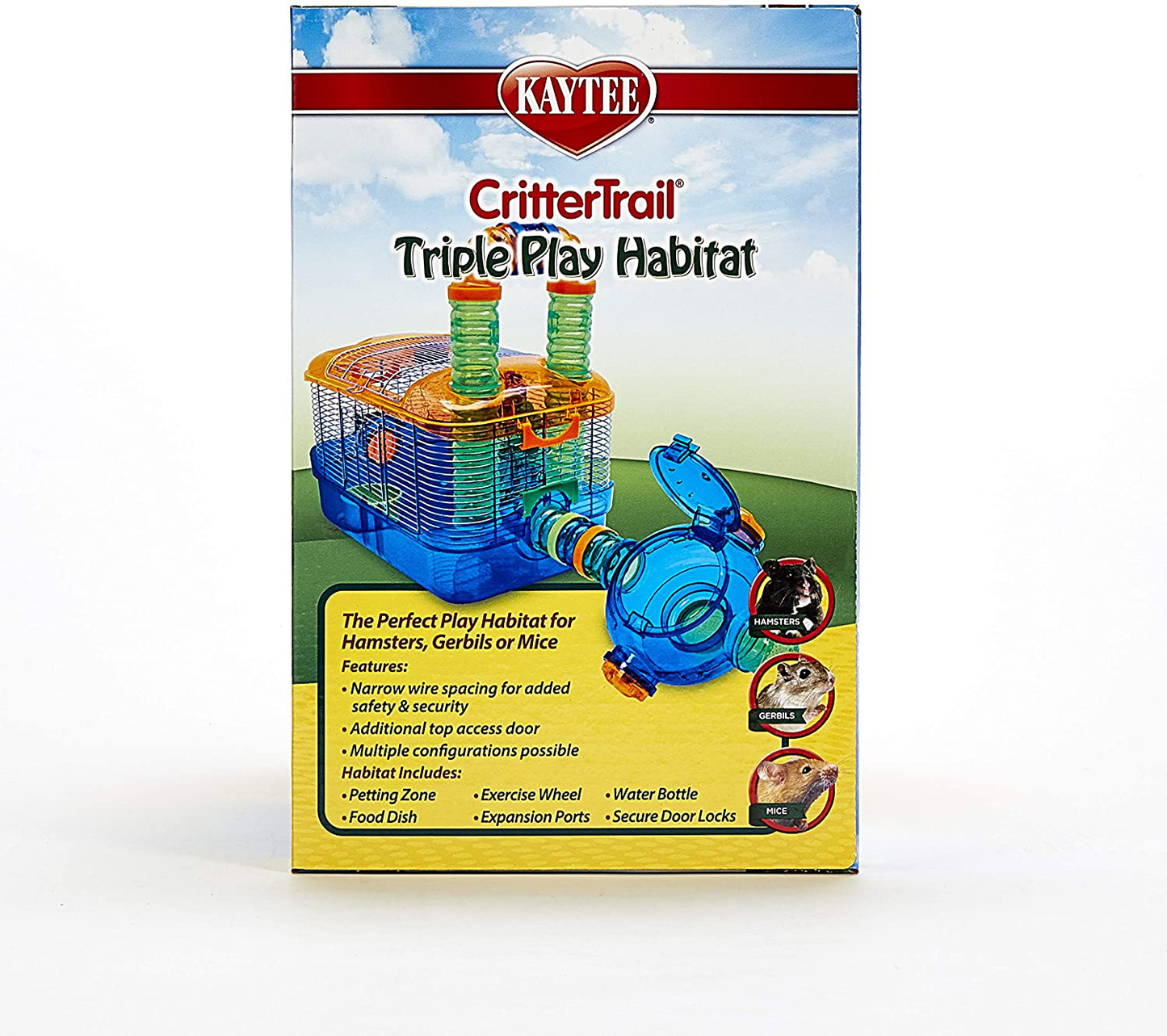 Kaytee Crittertrail Triple Habitat Animals & Pet Supplies > Pet Supplies > Small Animal Supplies > Small Animal Habitat Accessories Kaytee   