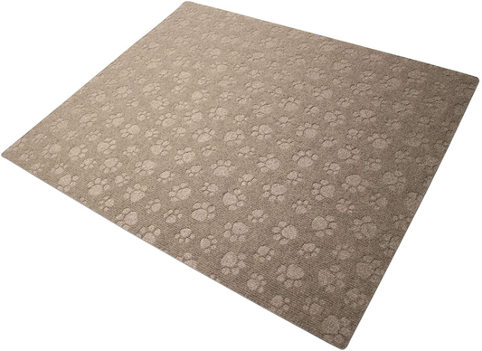 Drymate Premium Litter Trapping Mat, Cat Litter Mat, Debossed Paw Design Traps Litter from Box and Cats, Soft on Kitty Paws - Absorbent/Waterproof/Urine-Proof - Machine Washable, Durable, (USA Made) Animals & Pet Supplies > Pet Supplies > Cat Supplies > Cat Litter Box Mats Drymate Taupe Extra Large (28" x 34") 