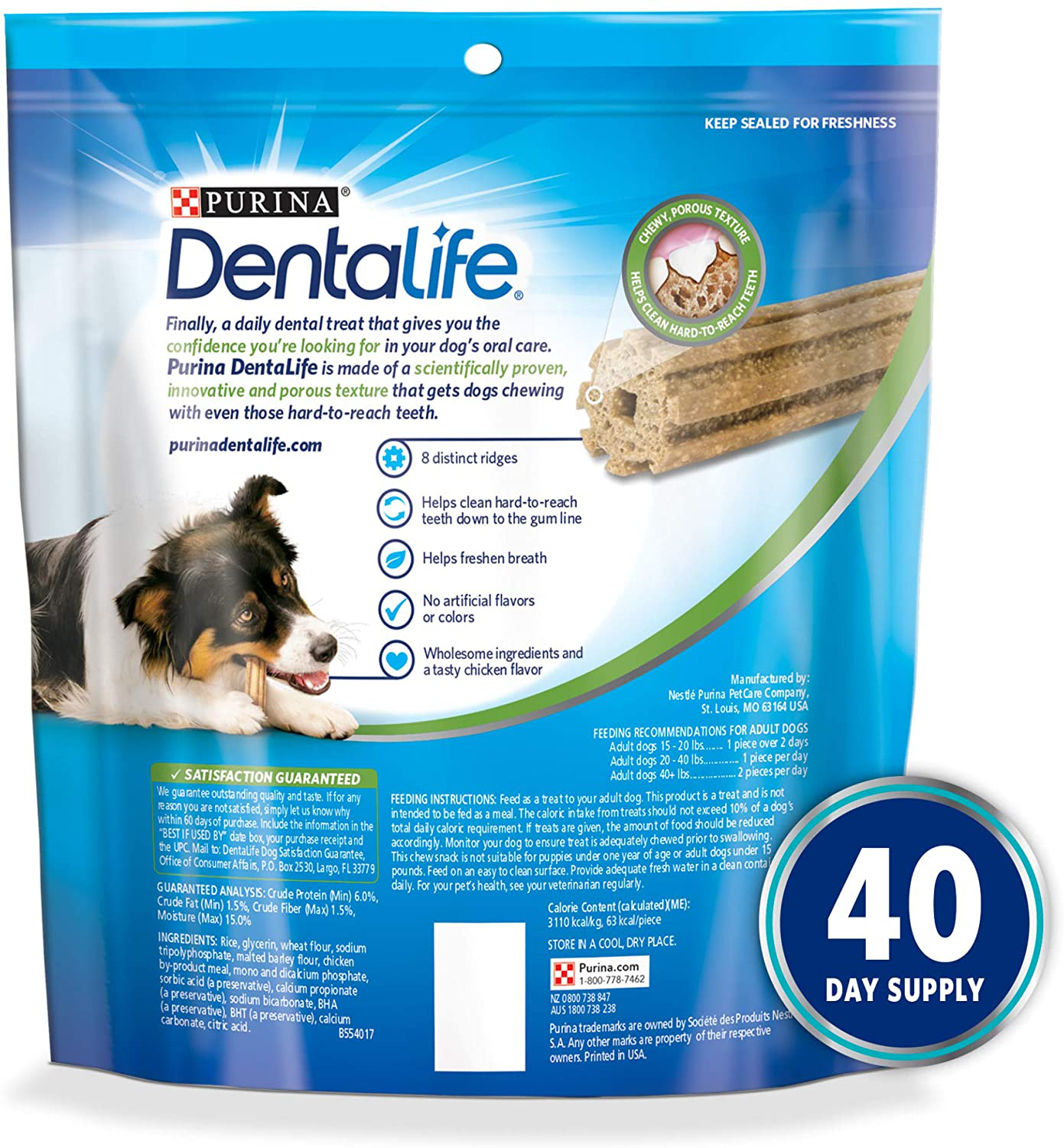 Purina Dentalife Daily Oral Care Small/Medium Adult Dental Dog Chew Treats Animals & Pet Supplies > Pet Supplies > Dog Supplies > Dog Treats Purina DentaLife   