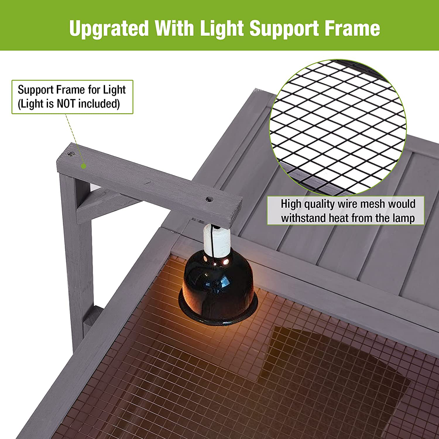 Tortoise Cage Large Tortoise Habitat with Light Support Frame, Indoor Turtle House, Outdoor Tortoises Enclosure for Small Animals - Upgraded Weatherproof Bottom Animals & Pet Supplies > Pet Supplies > Small Animal Supplies > Small Animal Habitat Accessories GUTINNEEN   