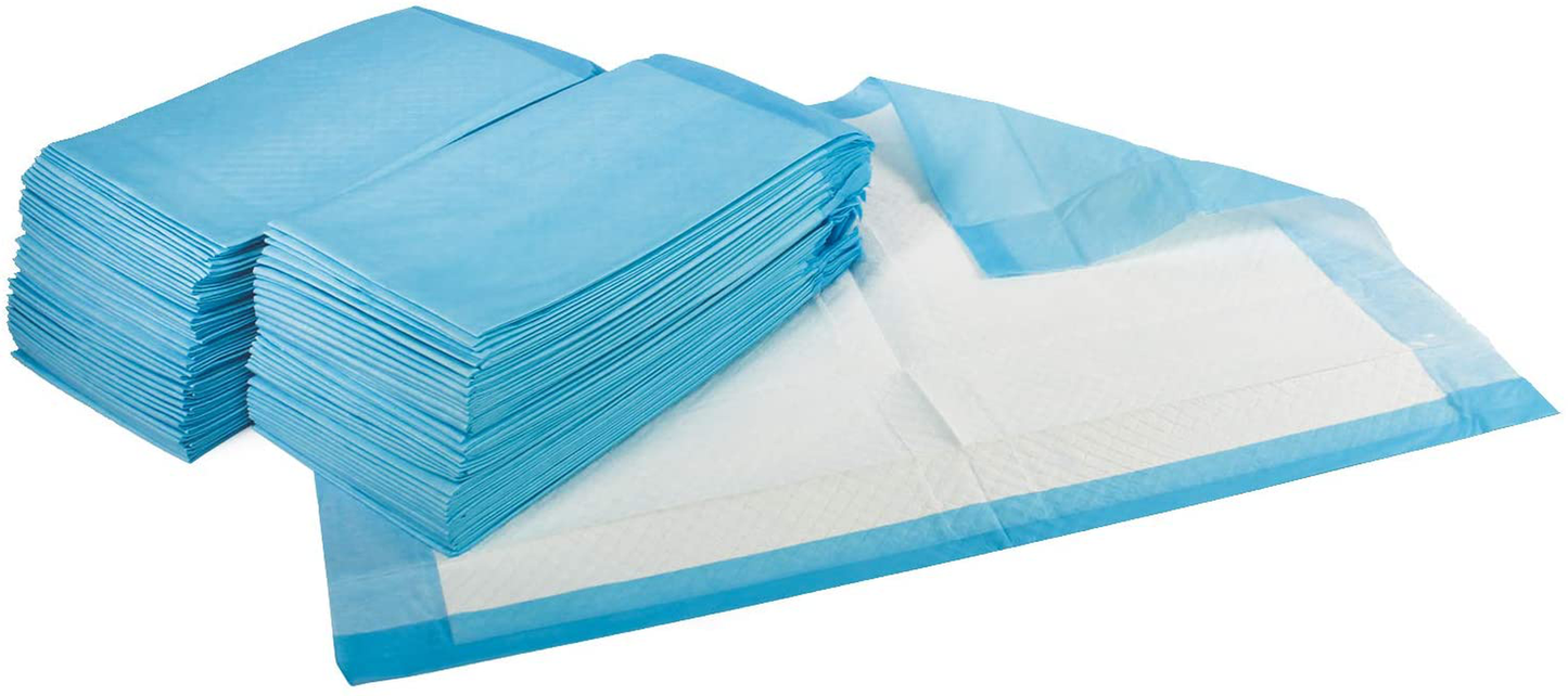 Medpride Disposable Underpads 17'' X 24'' (100-Count) Incontinence Pads, Bed Covers, Puppy Training | Thick, Super Absorbent Protection for Kids, Adults, Elderly | Liquid, Urine, Accidents Animals & Pet Supplies > Pet Supplies > Dog Supplies > Dog Diaper Pads & Liners Shield Line   