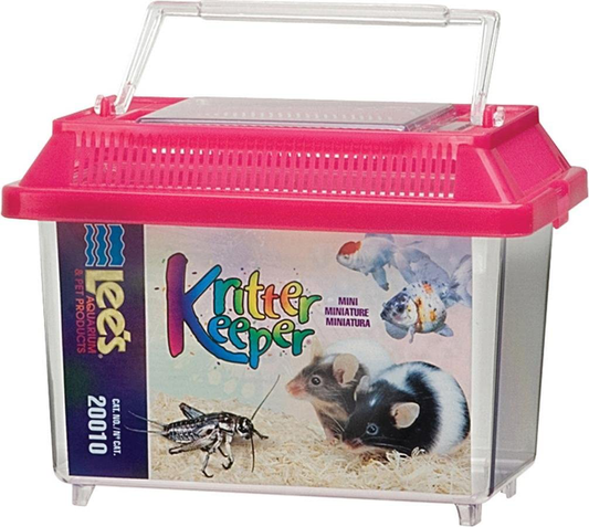 Lee'S Kritter Keeper, Mini Rectangle W/Lid ( Colors May Vary ) Animals & Pet Supplies > Pet Supplies > Small Animal Supplies > Small Animal Habitats & Cages Lee's Mini  