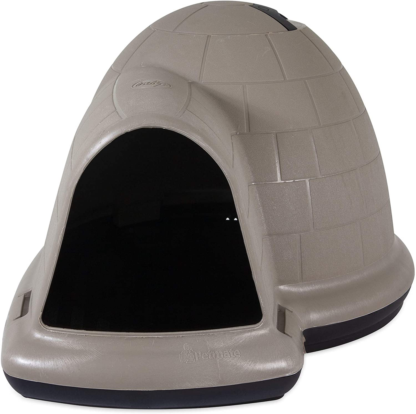 Petmate Indigo Dog House All-Weather Protection Taupe/Black 3 Sizes Available