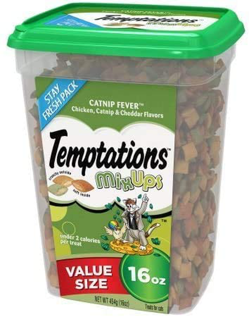 Temptations Mixups Catnip Fever Flavor Cat Treats, 16 Oz (Value Size) - Pack of 2 Animals & Pet Supplies > Pet Supplies > Cat Supplies > Cat Treats Temptations   