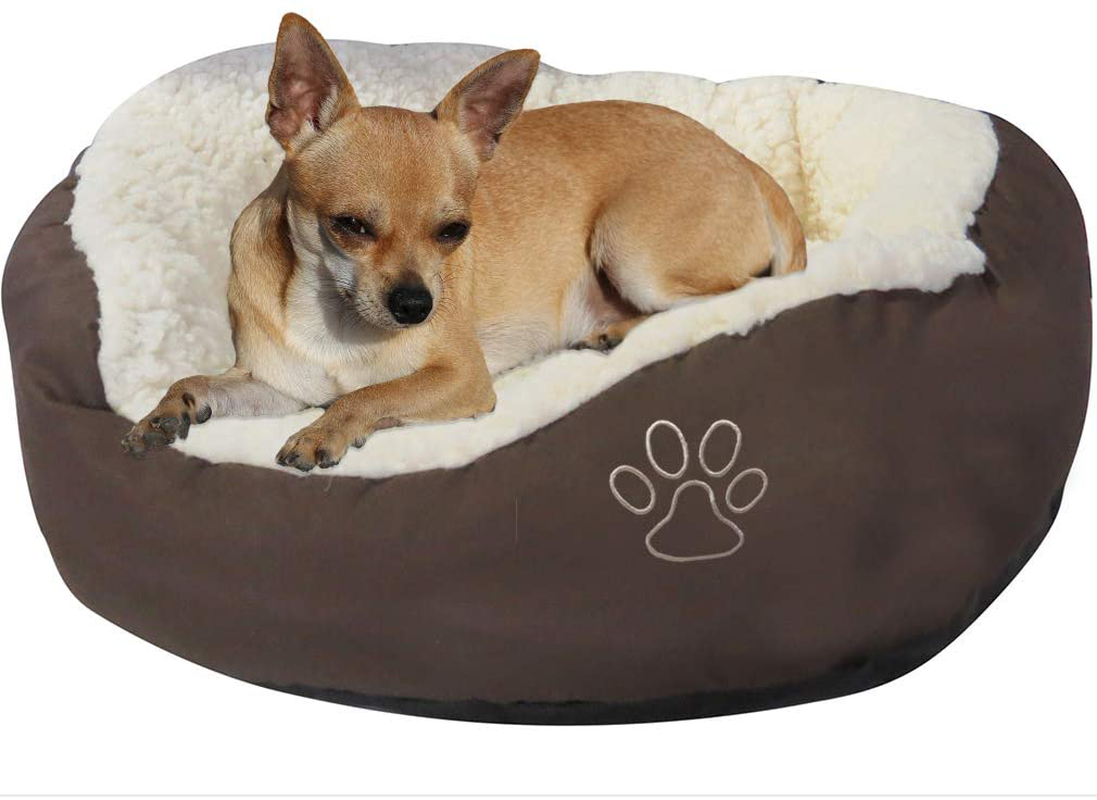 Evelots Pet Bed-Cat/Small Dog-Most Comfy-Warm-Thick/Soft-Easy Washing-2 Colors Animals & Pet Supplies > Pet Supplies > Dog Supplies > Dog Beds Evelots   