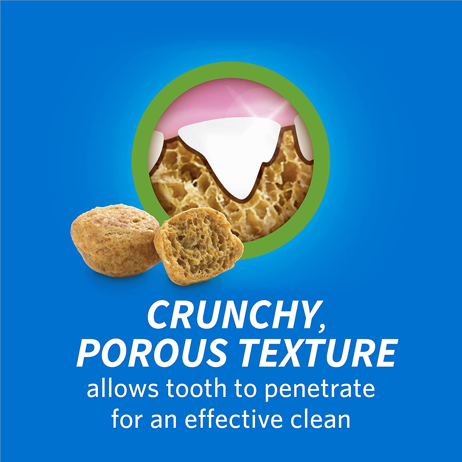 Purina Dentalife Made in USA Facilities Cat Dental Treats, Tasty Chicken Flavor - 19 Oz. Pouch