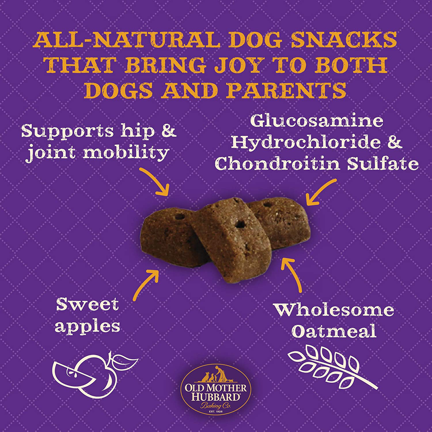 Old Mother Hubbard Mother'S Solutions Hip & Joint Natural Crunchy Dog Treats Animals & Pet Supplies > Pet Supplies > Dog Supplies > Dog Treats Old Mother Hubbard   