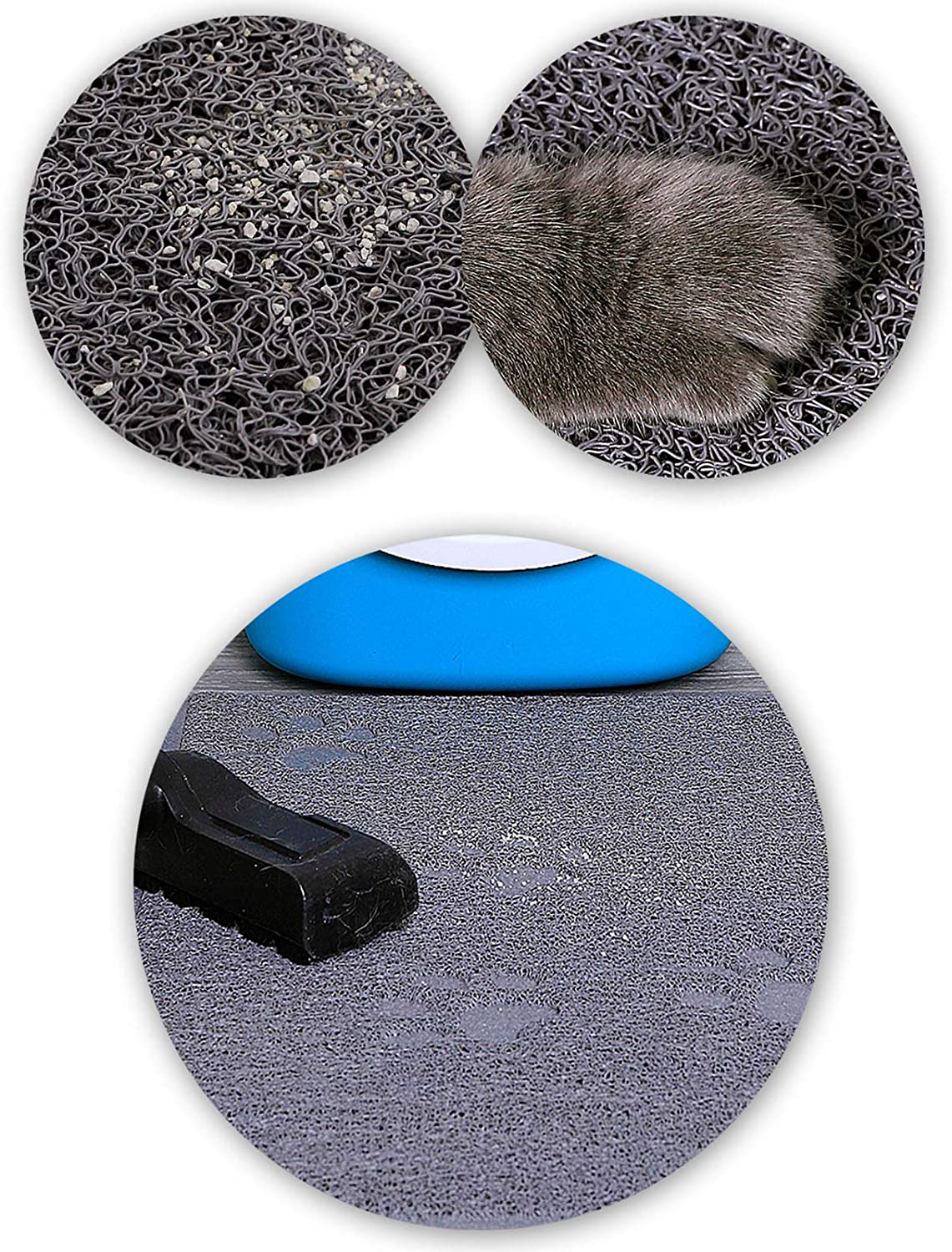 Cat Litter Tray Mat Cat Litter Mat Medium Animals & Pet Supplies > Pet Supplies > Cat Supplies > Cat Litter Box Mats Dibea   