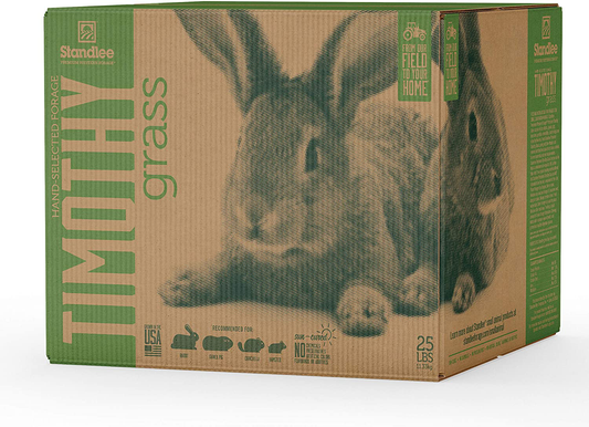 Standlee Hay Company Premium Timothy Grass Hand-Selected Forage, 25 Lb Box Animals & Pet Supplies > Pet Supplies > Small Animal Supplies > Small Animal Food Standlee Hay Company   