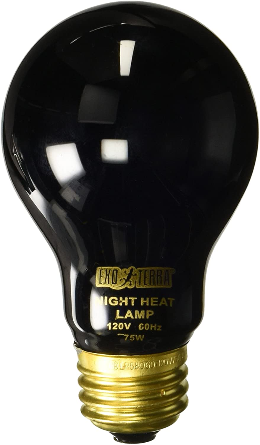 Exo Terra Night Glo Moonlight Heat Lamp, T10 Reptile Terrarium Light Bulb, 40 Watts, PT2124A1