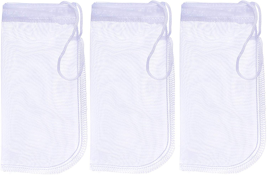 Alegi Aquarium Small Filter Media Bag Extra Fine,Reusable 180 Micron Drawstring Mesh Bags for Extra Fine Resins Filter