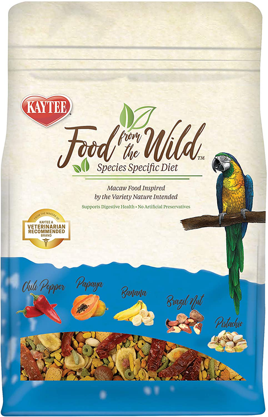 Kaytee Food from the Wild, Macaw Food, 2.5 Pounds Animals & Pet Supplies > Pet Supplies > Bird Supplies > Bird Treats Kaytee   
