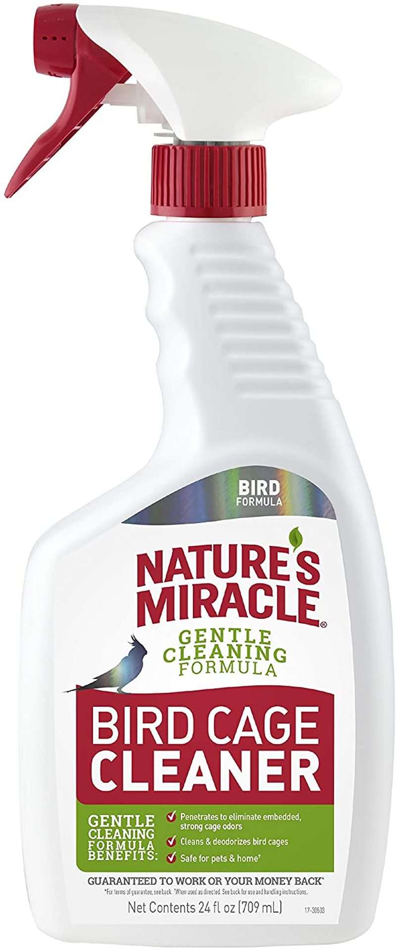 Nature'S Miracle Bird Cage Cleaner Animals & Pet Supplies > Pet Supplies > Bird Supplies > Bird Cage Accessories Nature's Miracle Bird Cage Cleaner - New 24 OZ 