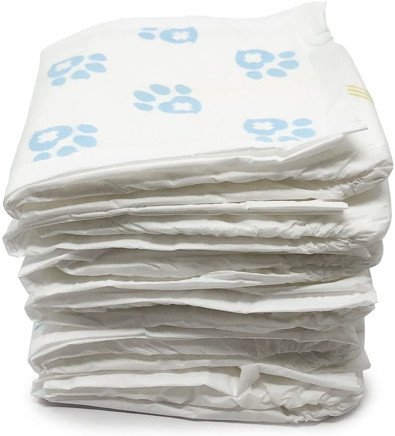 Valuewrap Disposable Male Dog Diapers, 1-Tab, 24 Count - Male Wraps, Incontinence, Snag-Free Fastener, Leak Protection, Wetness Indicator Animals & Pet Supplies > Pet Supplies > Dog Supplies > Dog Diaper Pads & Liners ValueWrap   