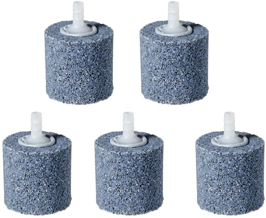 Feelers 2" X 2.75" Crazy Air Stone Bubble Cylinder Fish Tank Oxygen Stone Bubbler Diffuser for Air Pump Aquarium Hydroponic Growing System (Pack of 5) Animals & Pet Supplies > Pet Supplies > Fish Supplies > Aquarium Air Stones & Diffusers Feelers 2" x 2.75"-Cylinder  