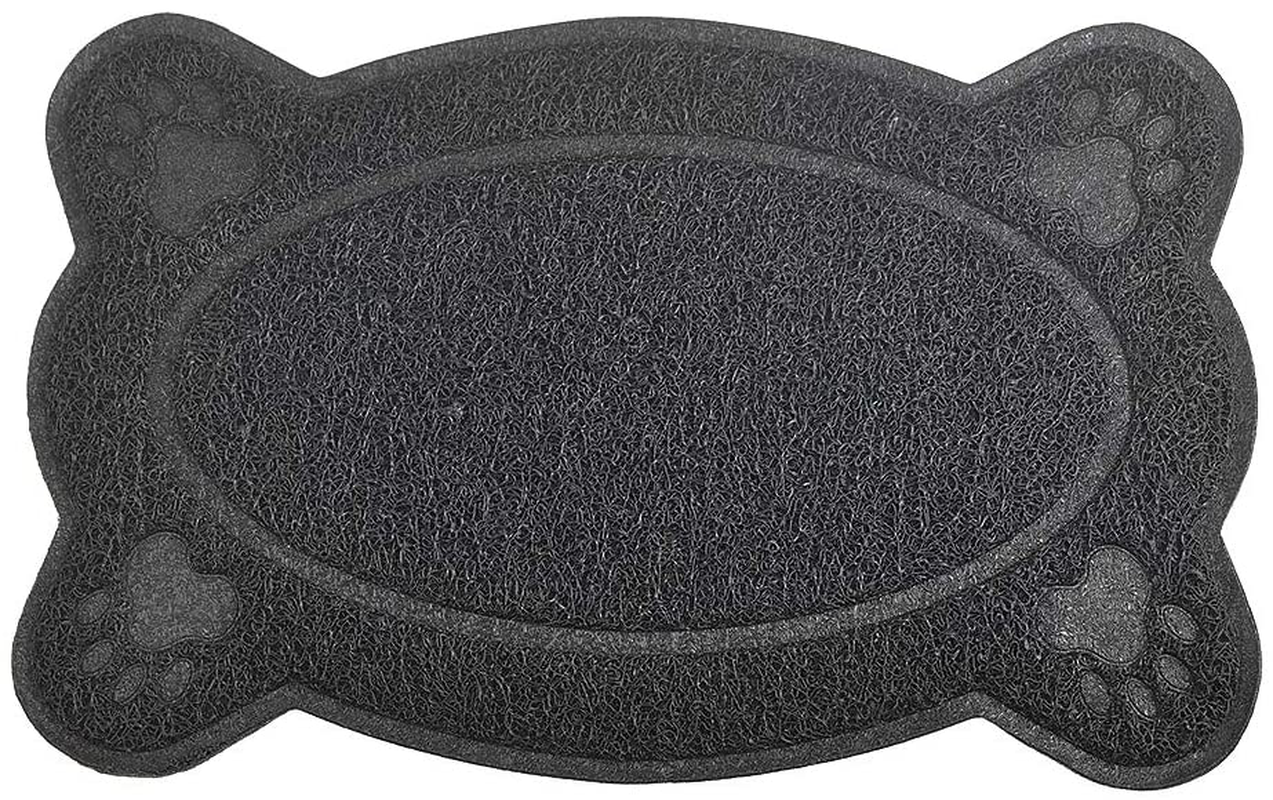 DM Cat Litter Box Debris Catcher Mat,Kitty Scatter Control Rug,16X10 Inches,5 Colors Available