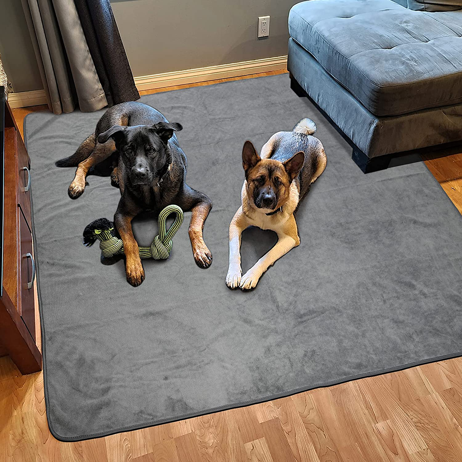 Dog Pee Pad Washable-Extra Large 72X72/65X48 Instant Absorb Training Pads Non-Slip Pet Playpen Mat Waterproof Reusable Floor Mat for Puppy/Senior Dog Whelping Incontinence Housebreaking Animals & Pet Supplies > Pet Supplies > Dog Supplies > Dog Kennels & Runs PICK FOR LIFE   