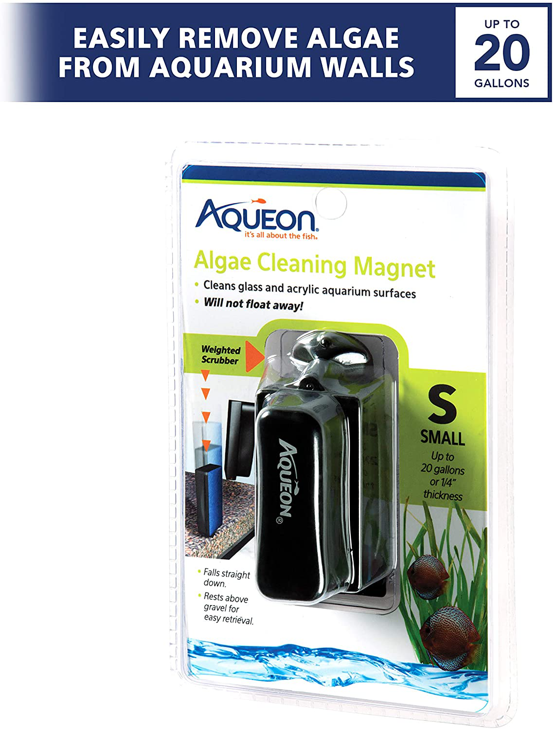 Aqueon Aquarium Algae Cleaning Magnets Animals & Pet Supplies > Pet Supplies > Fish Supplies > Aquarium Cleaning Supplies Central Garden & Pet   