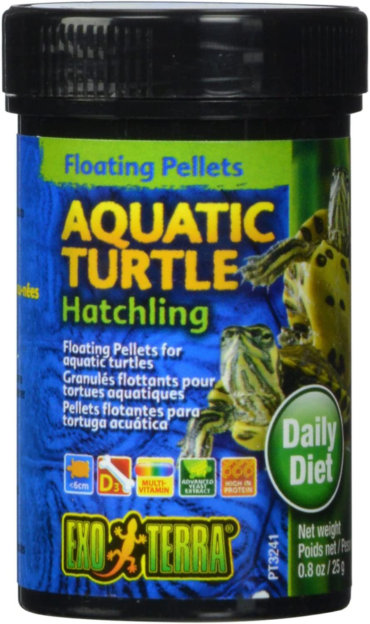 Exo Terra Hatchling Aquatic Turtle Food, Reptile Food Animals & Pet Supplies > Pet Supplies > Reptile & Amphibian Supplies > Reptile & Amphibian Food Exo Terra 0.8 Ounces  