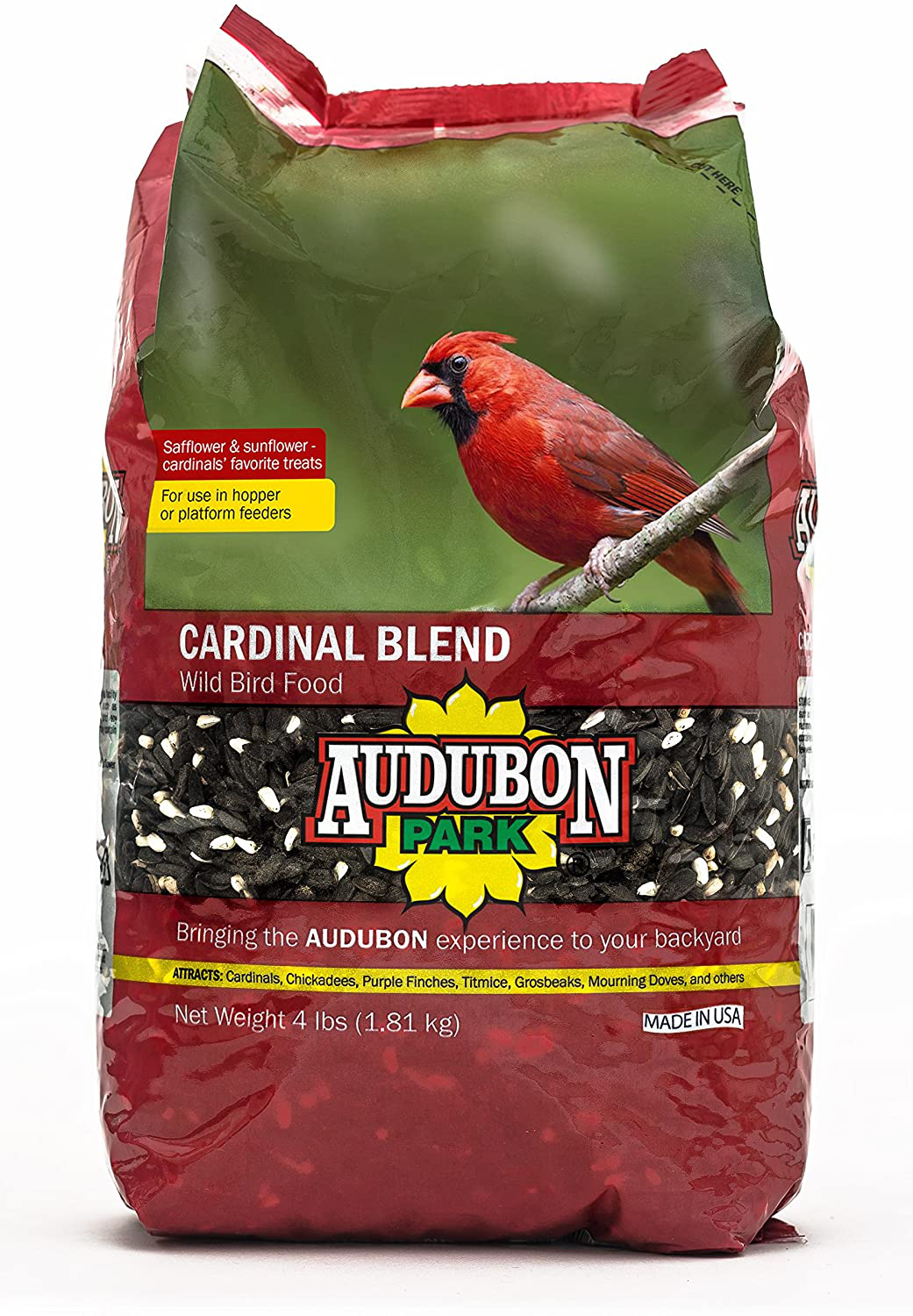 Audubon Park 12231 Cardinal Blend Wild Bird Food, 4-Pounds Animals & Pet Supplies > Pet Supplies > Bird Supplies > Bird Food Audubon Park   