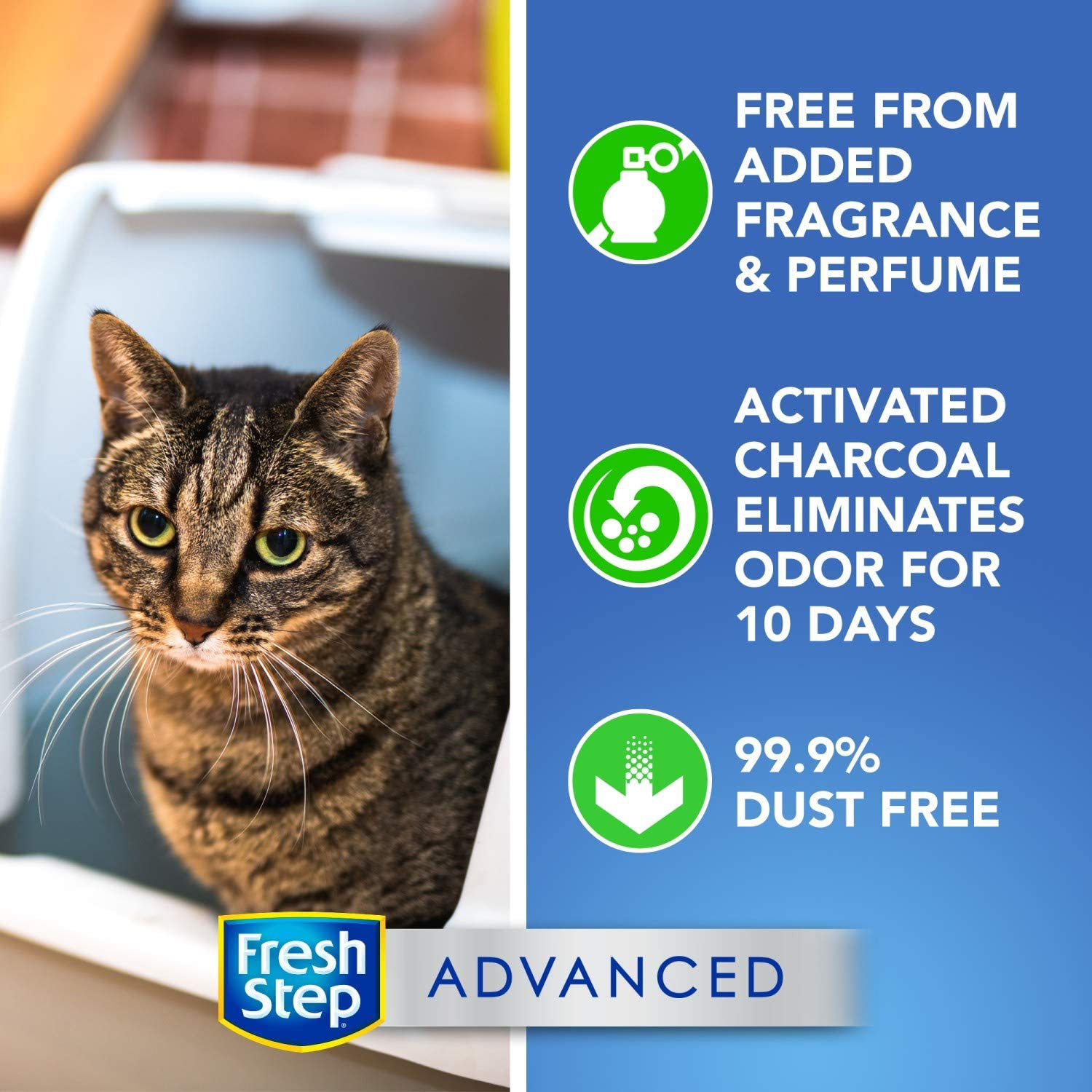 Fresh Step Advanced Simply Unscented Clumping Cat Litter, Recommended by Vets Animals & Pet Supplies > Pet Supplies > Cat Supplies > Cat Litter Fresh Step   