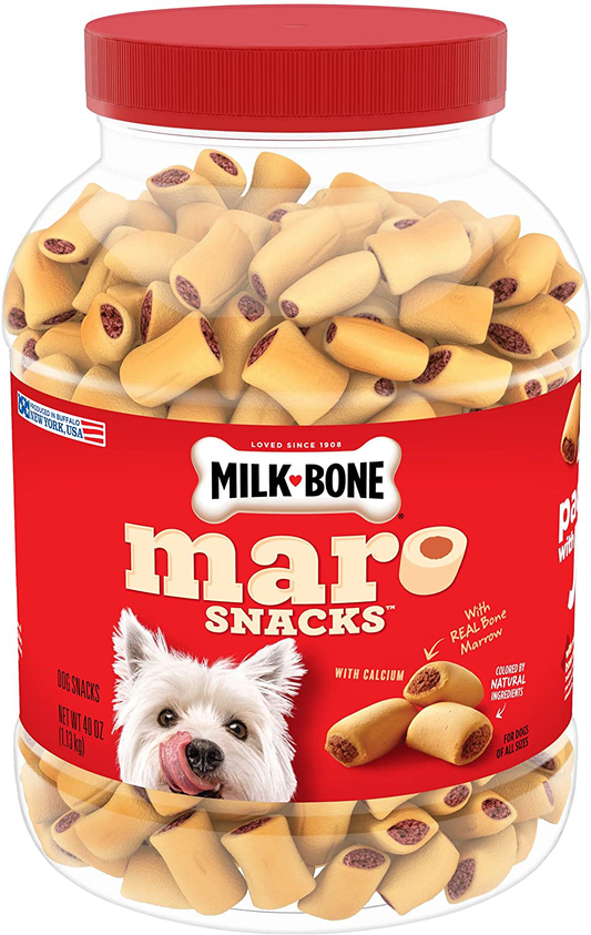 Milk-Bone Marosnacks Dog Treats with Real Bone Marrow and Calcium