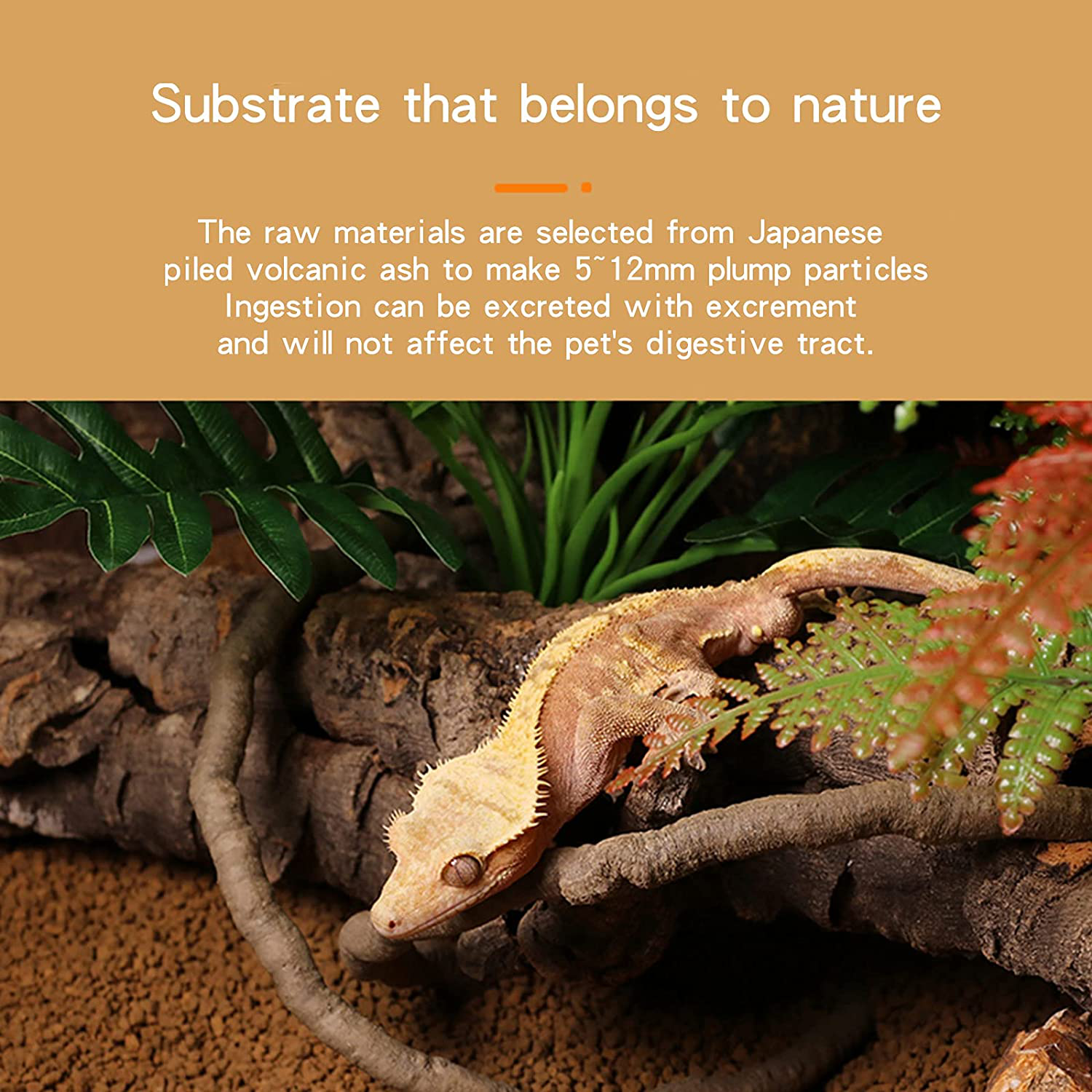 SUPFAKE Reptile Substrate Red Jade Soil Use for Reptiles and Amphibians, Clean Breeding and Bedding Flooring, Odor Absorbing 2.6 Lbs Animals & Pet Supplies > Pet Supplies > Reptile & Amphibian Supplies > Reptile & Amphibian Substrates SUPFAKE   