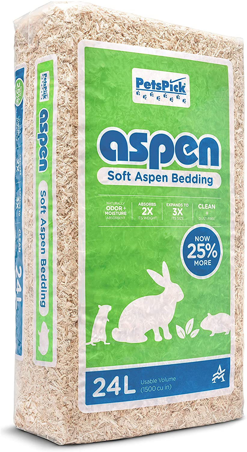 PETSPICK Aspen Soft Pet Bedding for Small Animals Animals & Pet Supplies > Pet Supplies > Small Animal Supplies > Small Animal Bedding American Wood Fibers   