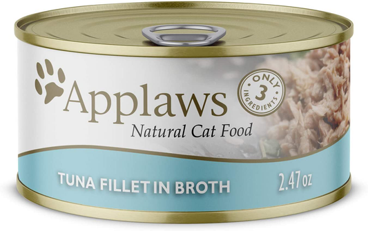 Applaws Natural Tuna Fillet in Broth Wet Cat Food Animals & Pet Supplies > Pet Supplies > Cat Supplies > Cat Treats Applaws   