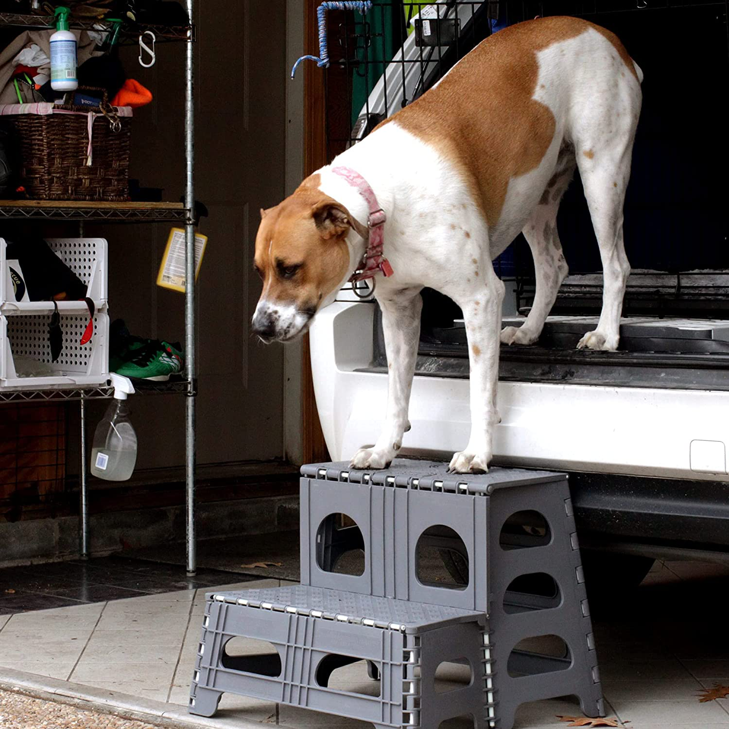 Folding Portable Dog Steps for Large Medium and Small Doggies Indoo KOL PET