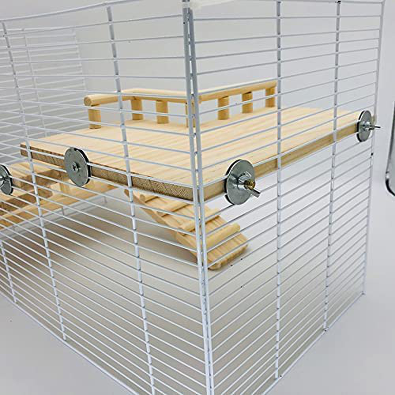 CAREUPET Squirrel Hamster Wooden Platform Jumping Board Climbing Ladder,Bird Perches Cage Toys,Natural Wooden Gerbil Standing Platform, Chinchilla Cage Accessories Animals & Pet Supplies > Pet Supplies > Bird Supplies > Bird Ladders & Perches CAREUPET   