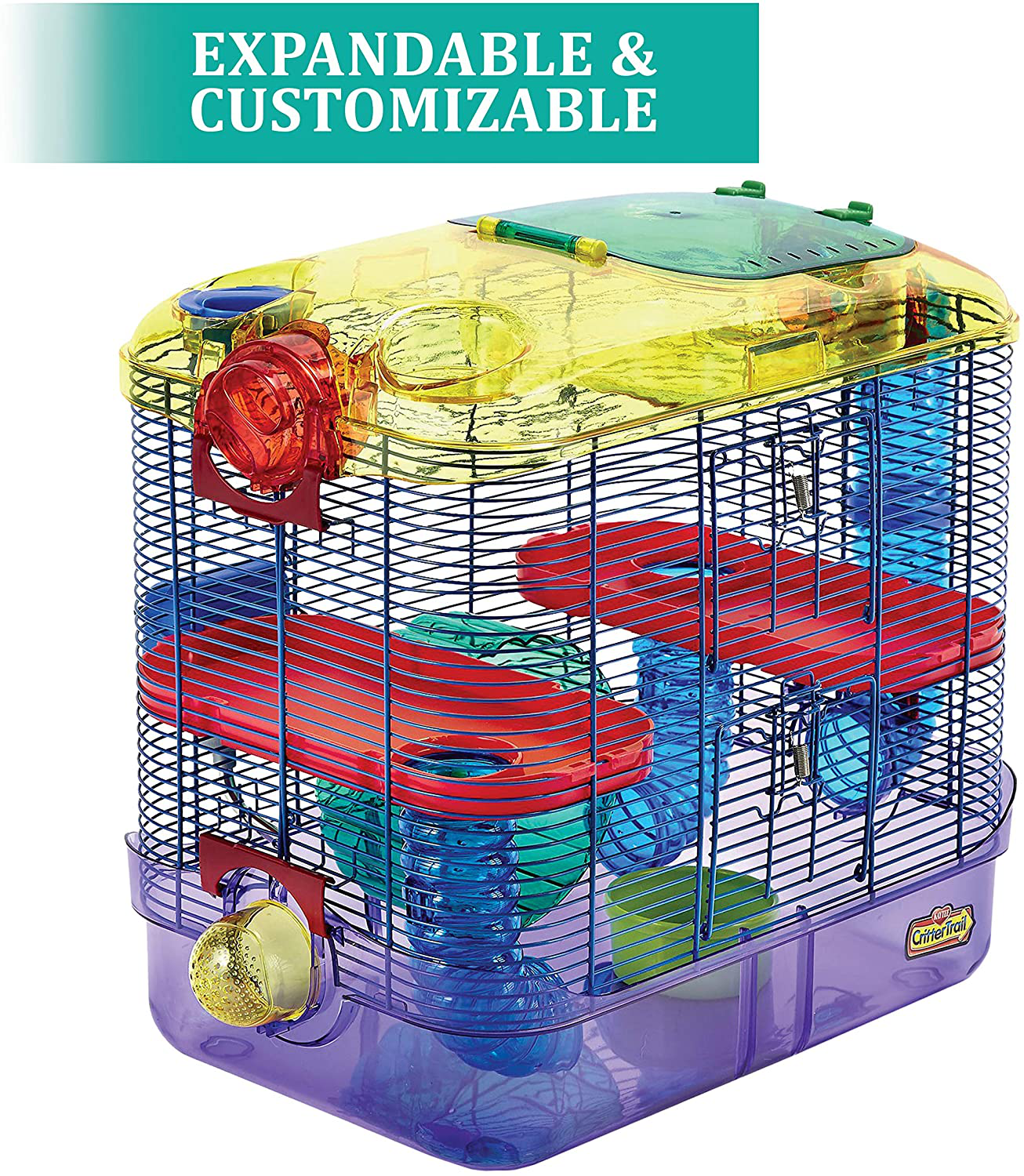 Kaytee Crittertrail Two Level Habitat Animals & Pet Supplies > Pet Supplies > Small Animal Supplies > Small Animal Habitat Accessories Central Garden & Pet 20 Inches x 11.5 Inches x 16 Inches  