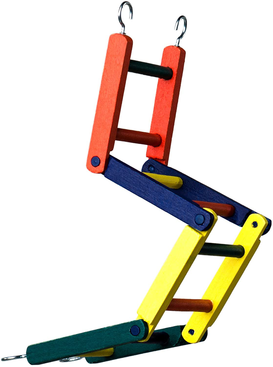 Prevue Pet Products BPV01140 Carpenter Creations Bendable Wood 4-Section Bird Ladder, 15-Inch, Colors Vary Animals & Pet Supplies > Pet Supplies > Bird Supplies > Bird Ladders & Perches Prevue Pet Products   