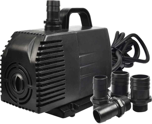Simple Deluxe 1056 GPH Submersible Pump with 15' Cord, Water Pump for Fish Tank, Hydroponics, Aquaponics, Fountains, Ponds, Statuary, Aquariums & Inline Animals & Pet Supplies > Pet Supplies > Fish Supplies > Aquarium & Pond Tubing Simple Deluxe 1056GPH Water Pump  