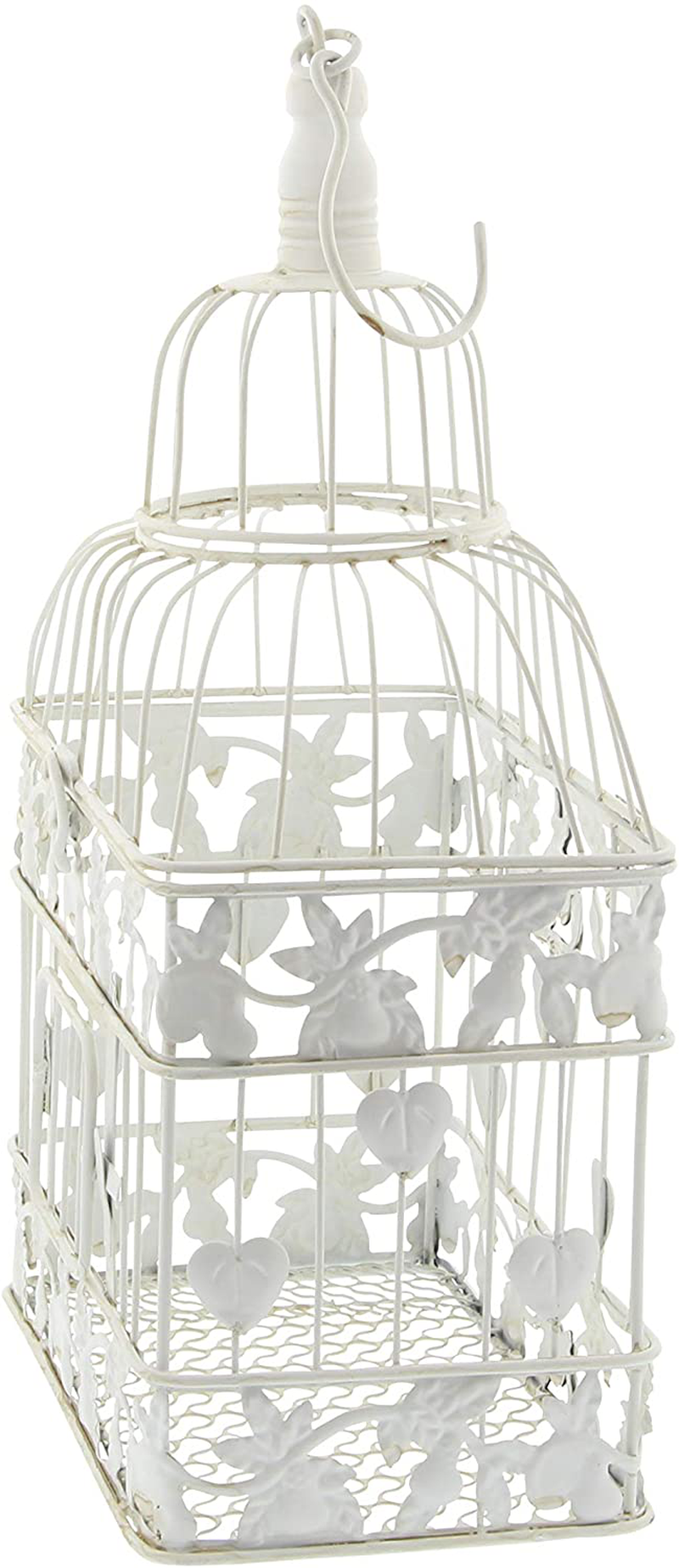 Deco 79 82676 2-Piece Metal Square Bird Cage Set Animals & Pet Supplies > Pet Supplies > Bird Supplies > Bird Cages & Stands Deco 79   