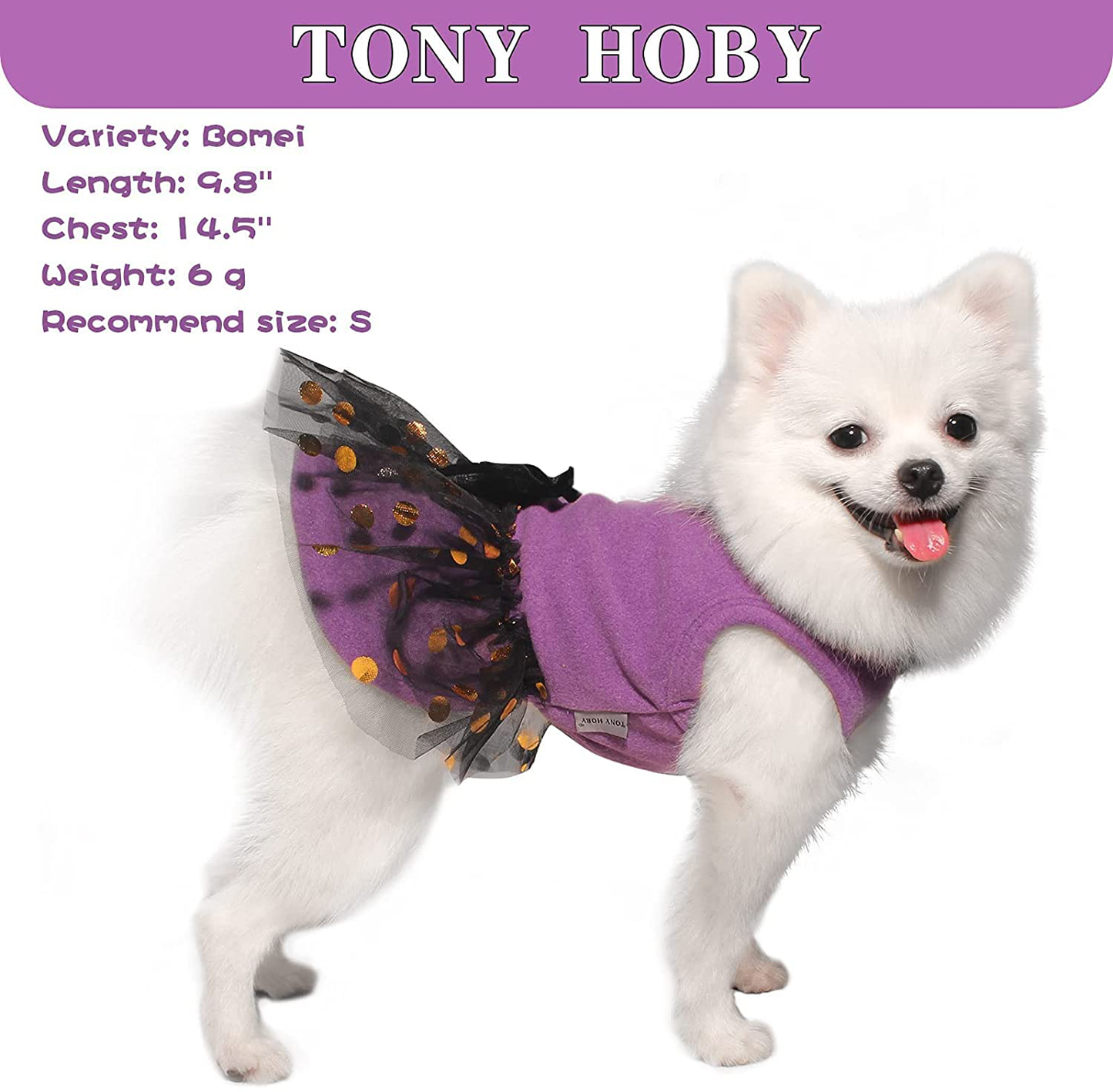 TONY HOBY Dog Dress, Valentine'S Day Outfit Dog Party Dress, Cute Dog Skirt Soft and Breathable, Dog Princess Dress for Small Medium Dog Animals & Pet Supplies > Pet Supplies > Cat Supplies > Cat Apparel TONY HOBY   