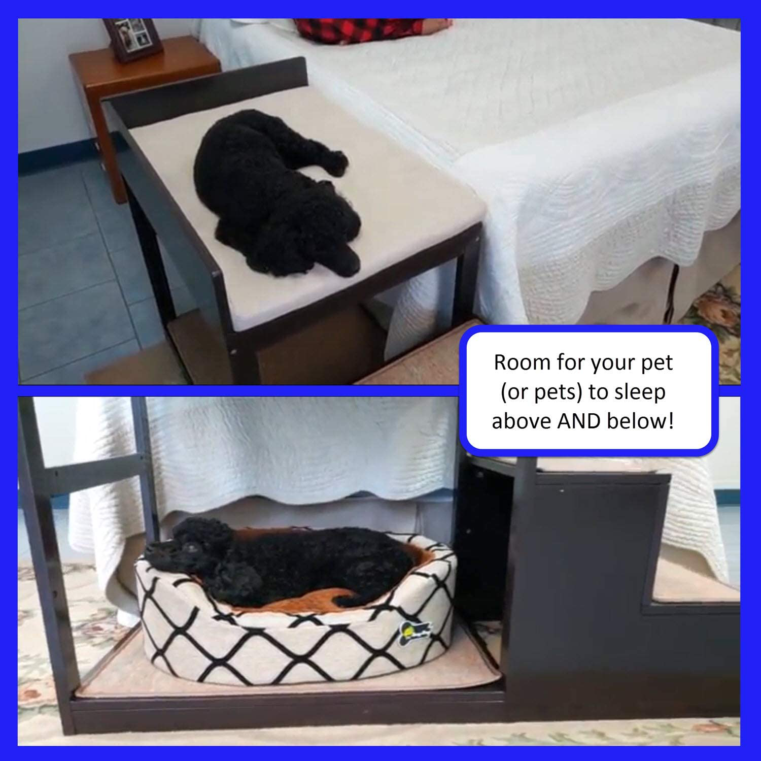 Multi level best sale dog bed