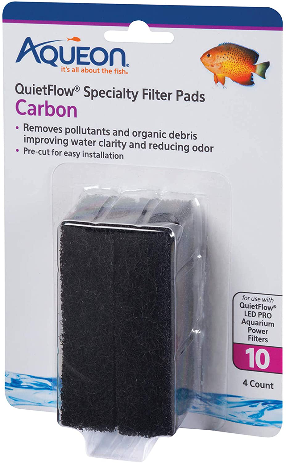 Aqueon Replacement Specialty Filter Pads Animals & Pet Supplies > Pet Supplies > Fish Supplies > Aquarium Filters Aqueon Carbon 10 