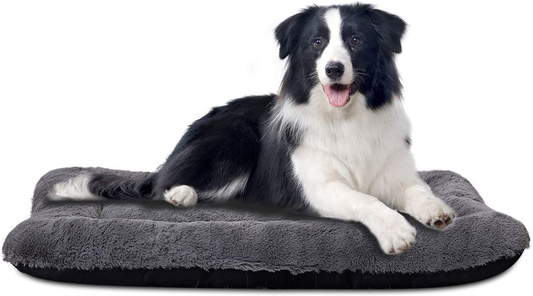 ANWA Dog Bed Medium Size Dogs, Washable Dog Crate Bed Cushion, Dog Crate Pad Large Dogs Animals & Pet Supplies > Pet Supplies > Dog Supplies > Dog Beds ANWA Grey Large 