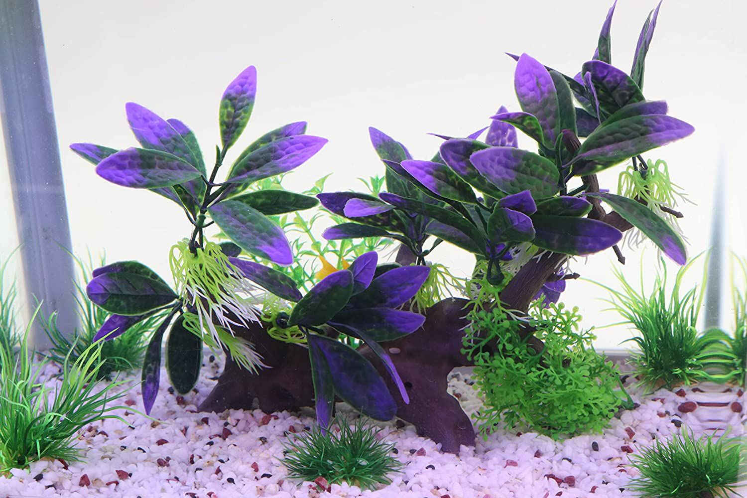 AQUA KT Aquarium Landscape Simulation Artificial Plant Purple, Plastic –  KOL PET