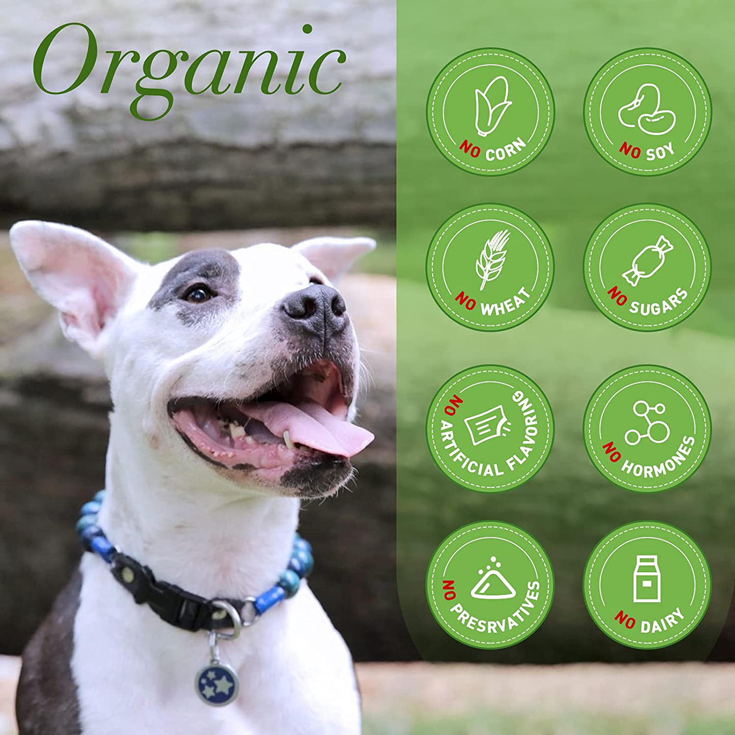 Hallo Paw Organic Calming Dog Treats-Organic Hemp Oil-120 Soft Chews-Made in Usa-Dog Anxiety Relief-Natural Calming-Help Keep Your Dog Calm with Thunder, Barking &Aggressive Behavior Animals & Pet Supplies > Pet Supplies > Small Animal Supplies > Small Animal Treats Hallo Paw   