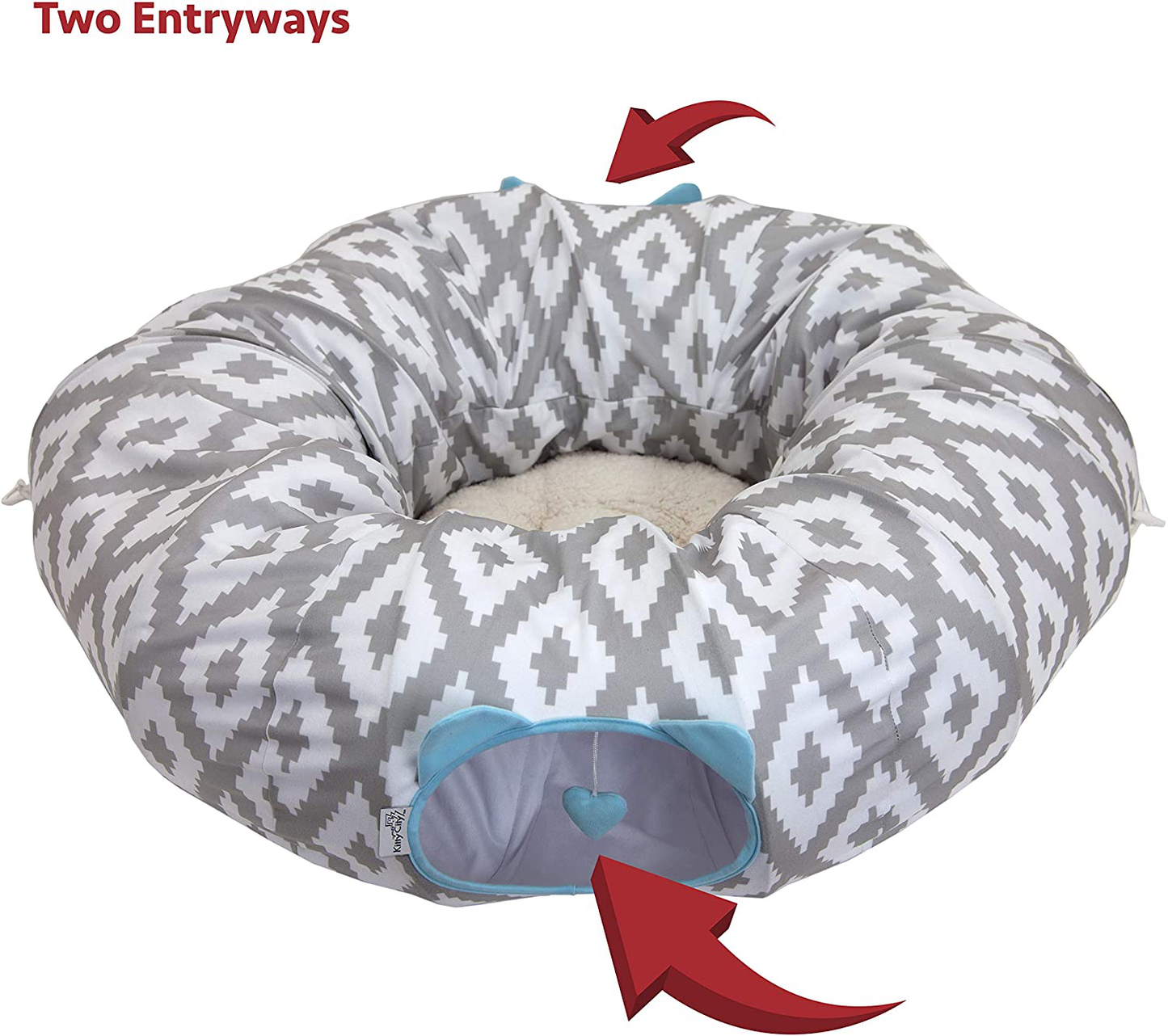 Kitty City Large Cat Tunnel Bed, Cat Bed, Pop up Bed, Cat Toys