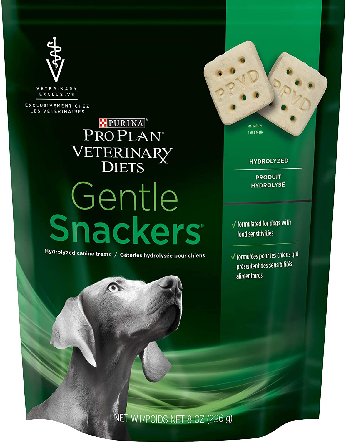 Purina Pro Plan Veterinary Diets Gentle Snackers Canine Dog Treats - 8 Oz. Pouch