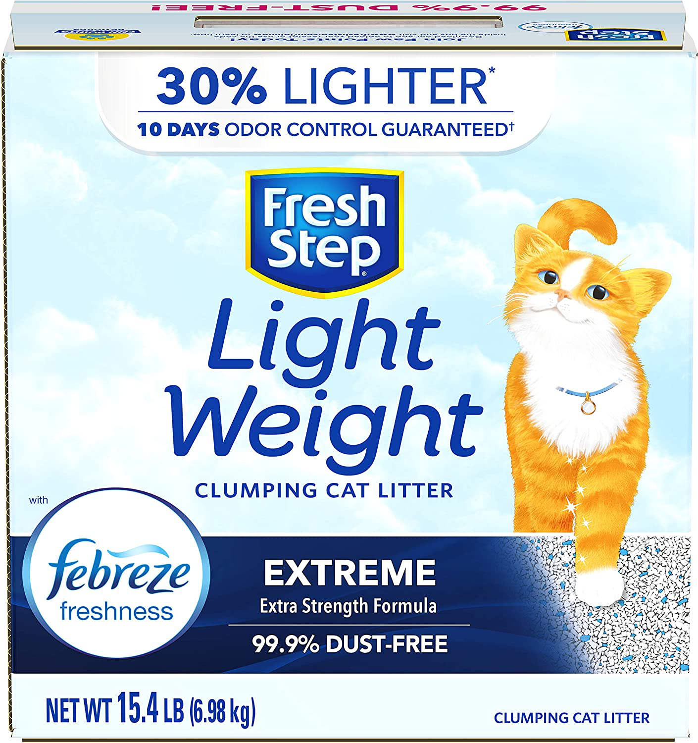 Fresh Step Lightweight Clumping Cat Litter - 15.4Lb Animals & Pet Supplies > Pet Supplies > Cat Supplies > Cat Litter Box Mats Fresh Step   