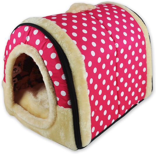 ANPPEX Indoor Dog House, Cozy Dog Cave Bed, Foldable Cat Bed Cave, Covered Dog Cat Bed Cave, Outdoor Igloo Dog Bed House Animals & Pet Supplies > Pet Supplies > Dog Supplies > Dog Houses ANPPEX   