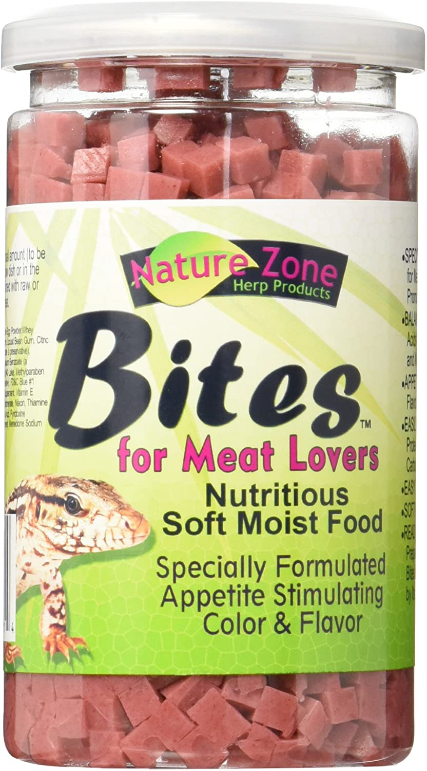 Nature Zone Bites for Meat Lovers, 9 Oz Animals & Pet Supplies > Pet Supplies > Reptile & Amphibian Supplies > Reptile & Amphibian Food Nature Zone   