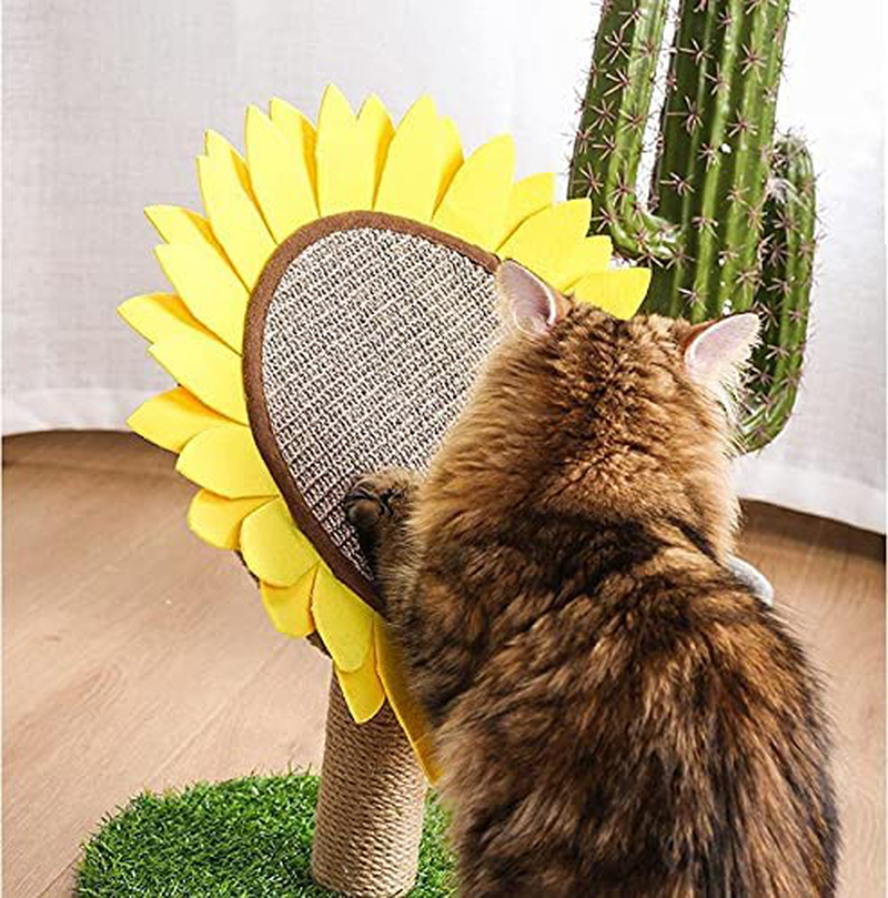 Lovely Caves Sunflower Cat Scratching Post Animals & Pet Supplies > Pet Supplies > Cat Supplies > Cat Furniture LOVELY CAVES   