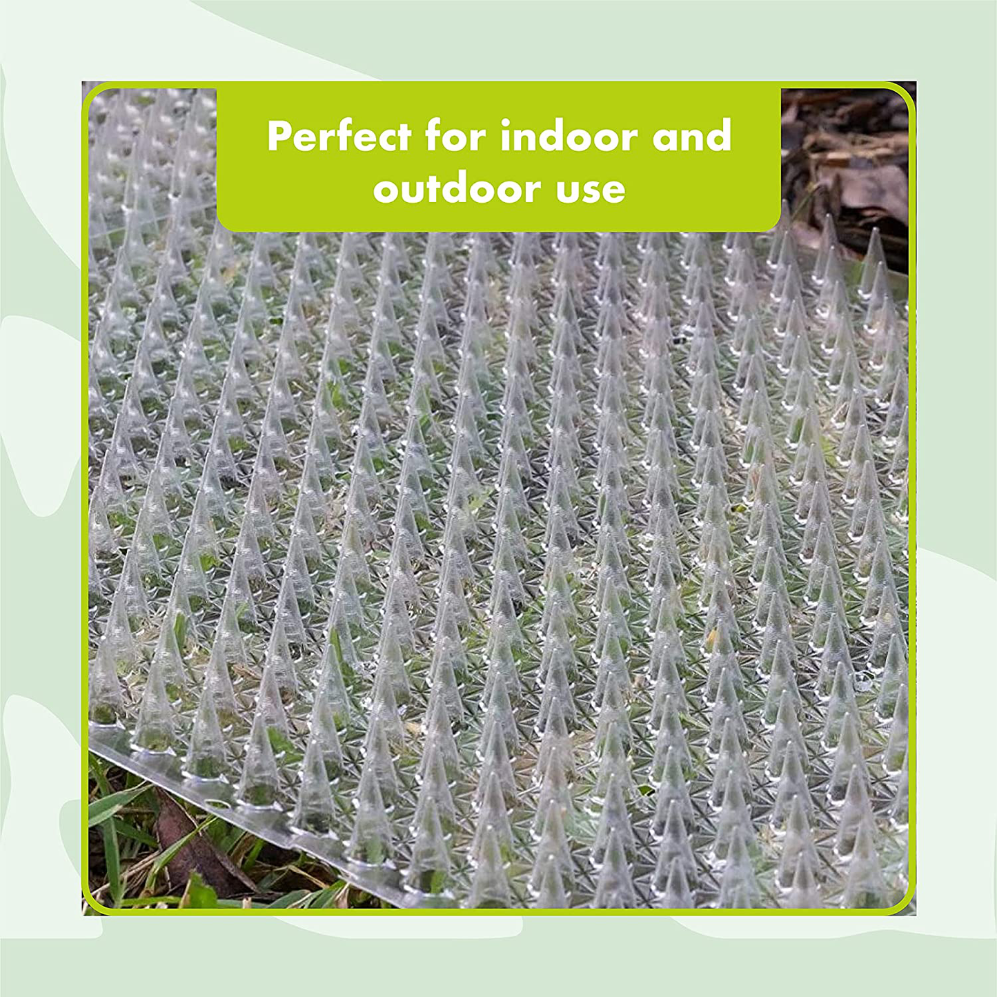 Homarden Cat Deterrent Outdoor Mat: Pet Deterrent Mats for Cats and Dogs - Indoor/Outdoor Deterrent Training Spike Mat Devices - Keep Away Cats Plastic Mats with Spikes - 16 X 13 Inches, 6 Pack Animals & Pet Supplies > Pet Supplies > Cat Supplies > Cat Furniture Homarden   