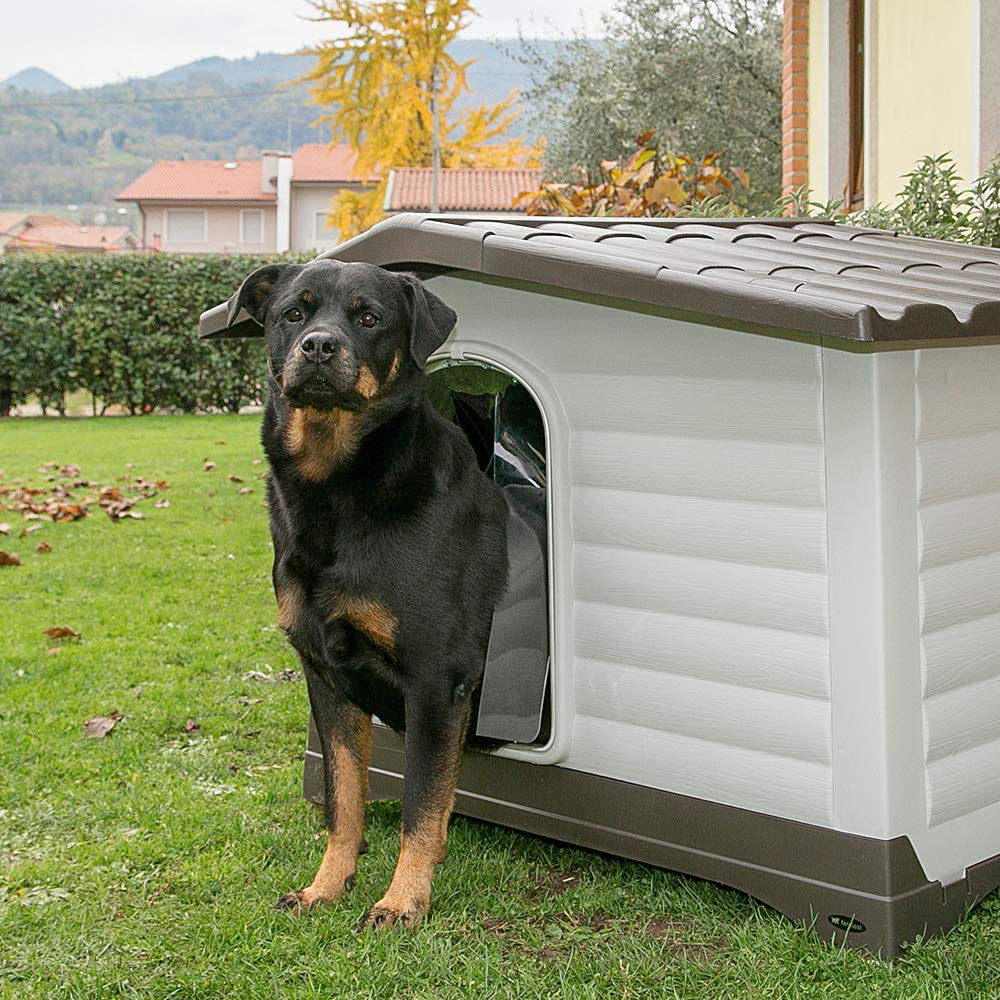 Ferplast Dogvilla Dog House, Ideal for Small Dog Breeds; Dog House Animals & Pet Supplies > Pet Supplies > Dog Supplies > Dog Houses Ferplast   